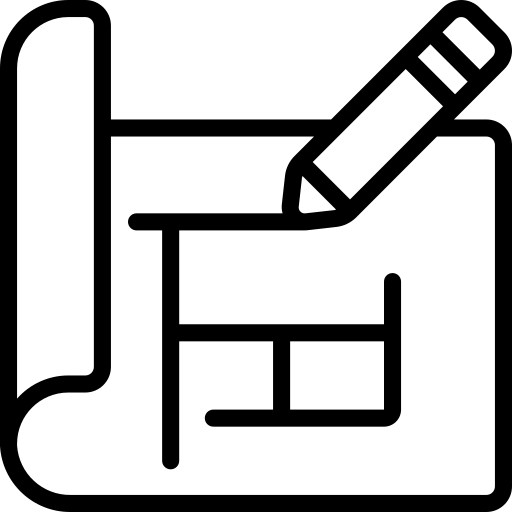 Icono de planos y proyectos